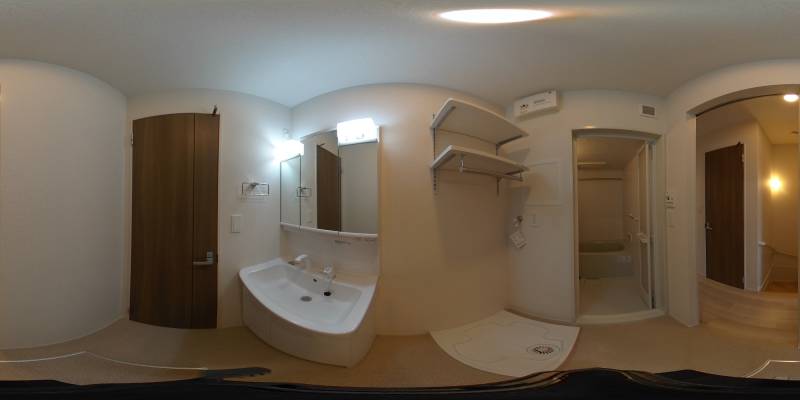 パノラマ画像洗面所