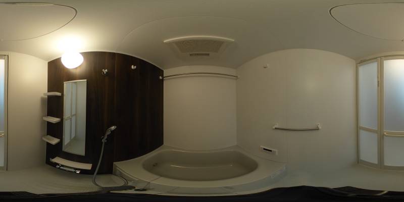 パノラマ画像バスルーム