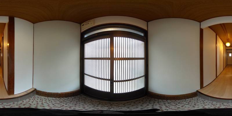 パノラマ画像玄関