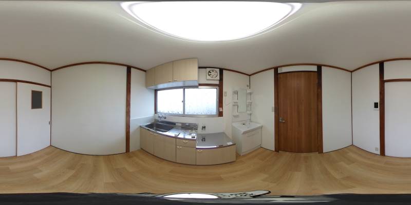 パノラマ画像キッチン