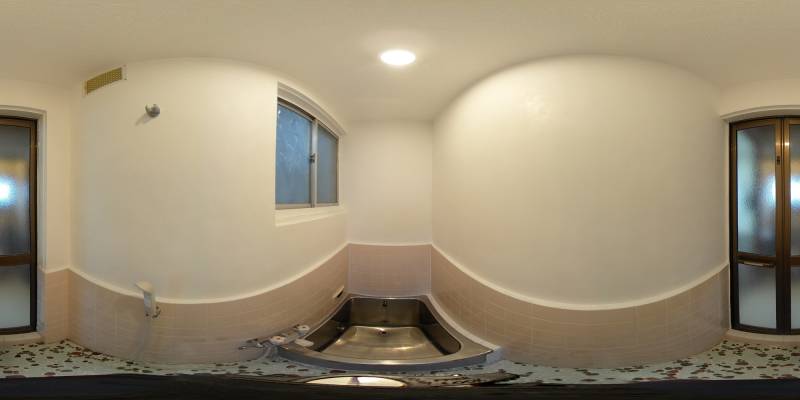 パノラマ画像バスルーム