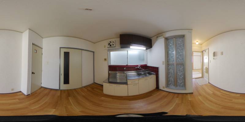 パノラマ画像キッチン