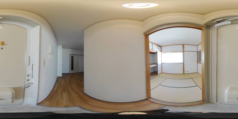 パノラマ画像玄関