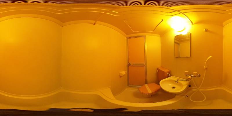 パノラマ画像バスルーム