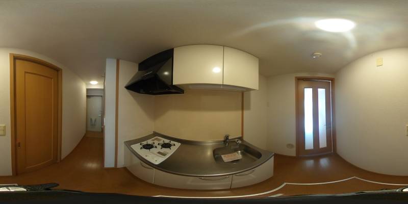 パノラマ画像キッチン