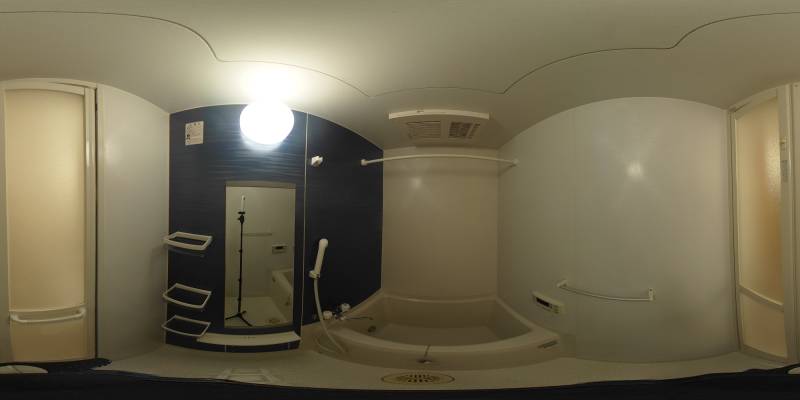 パノラマ画像バスルーム