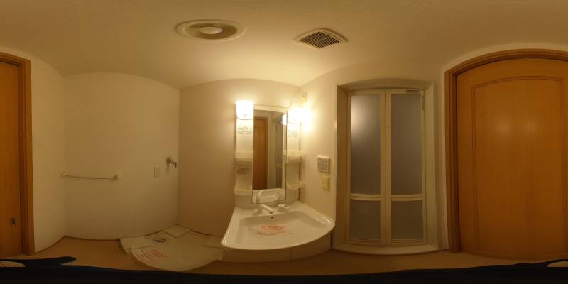 パノラマ画像洗面所