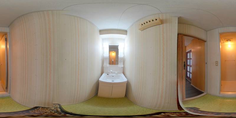 パノラマ画像洗面所