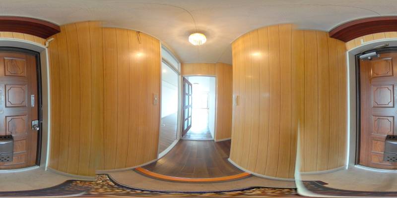 パノラマ画像玄関