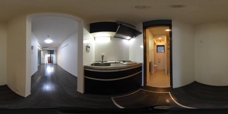 パノラマ画像キッチン