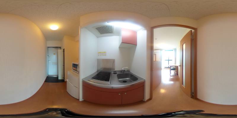 パノラマ画像キッチン