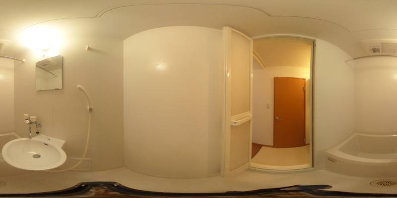 パノラマ画像バスルーム