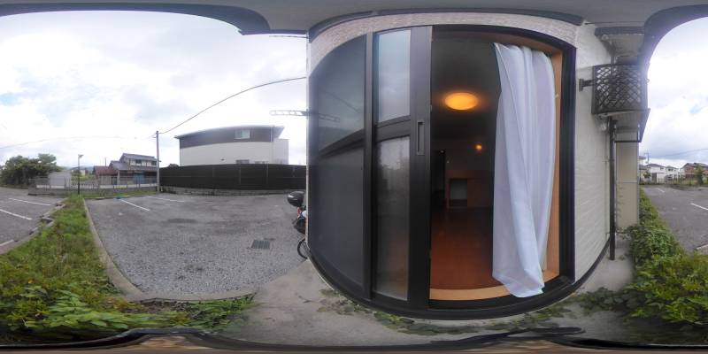 パノラマ画像バルコニー