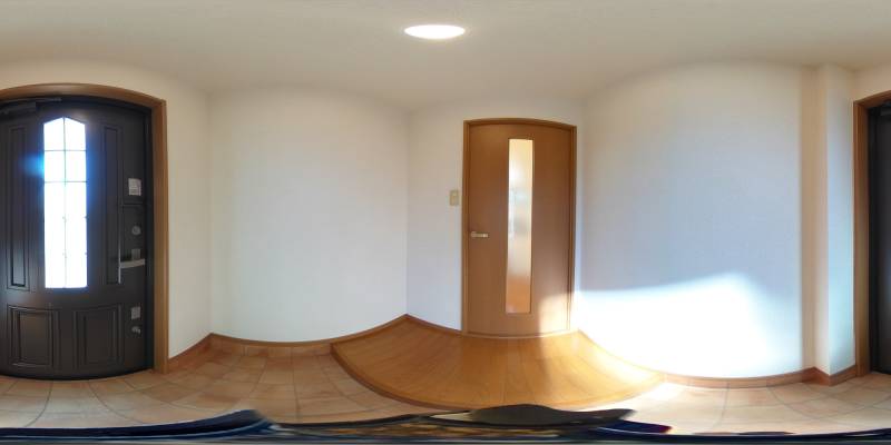 パノラマ画像玄関