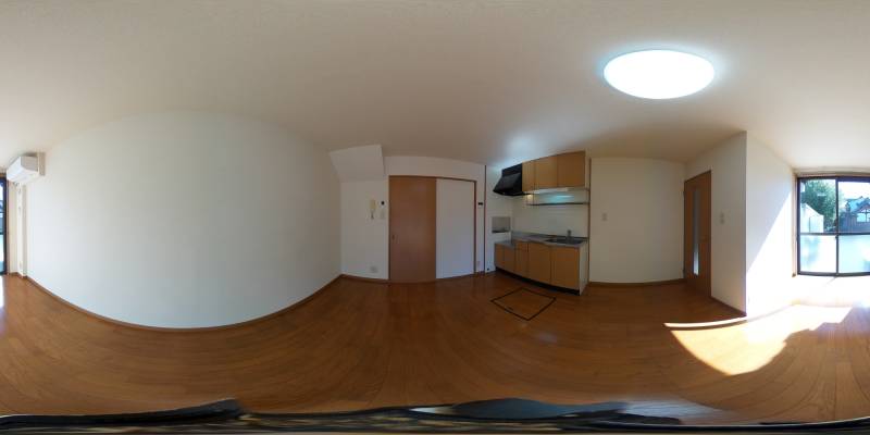 パノラマ画像リビング