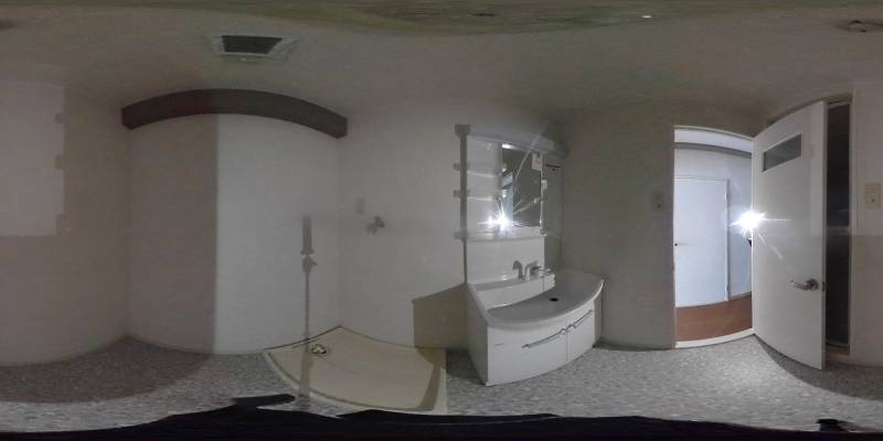 パノラマ画像洗面所