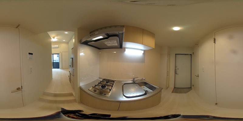 パノラマ画像キッチン