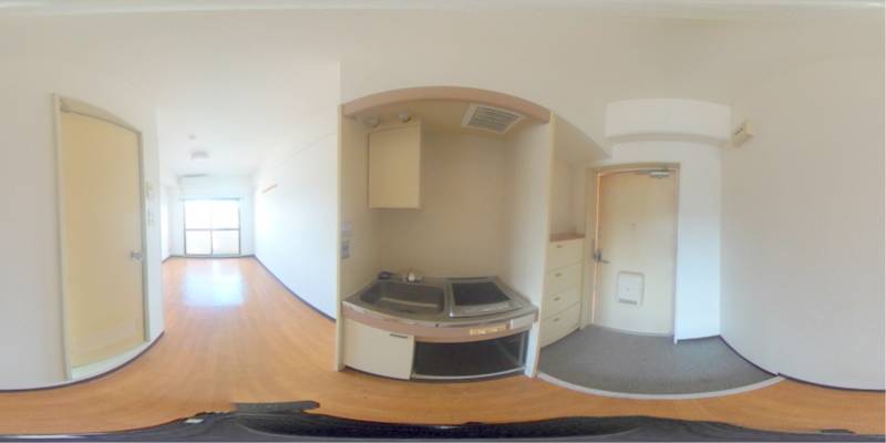 パノラマ画像キッチン