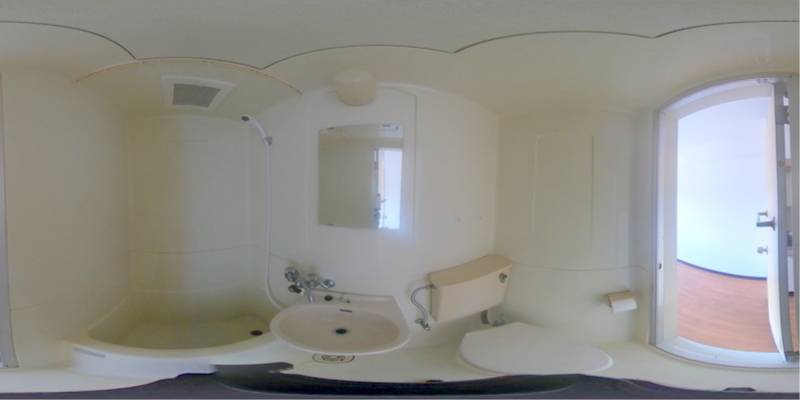 パノラマ画像バスルーム