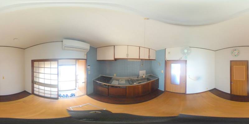 パノラマ画像キッチン