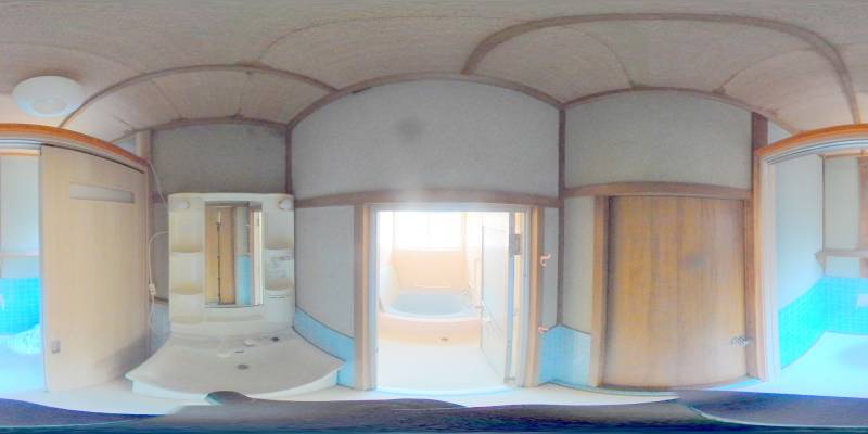 パノラマ画像洗面所