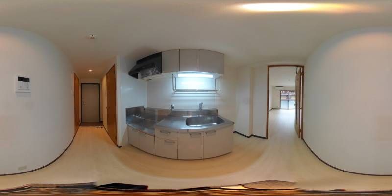 パノラマ画像キッチン