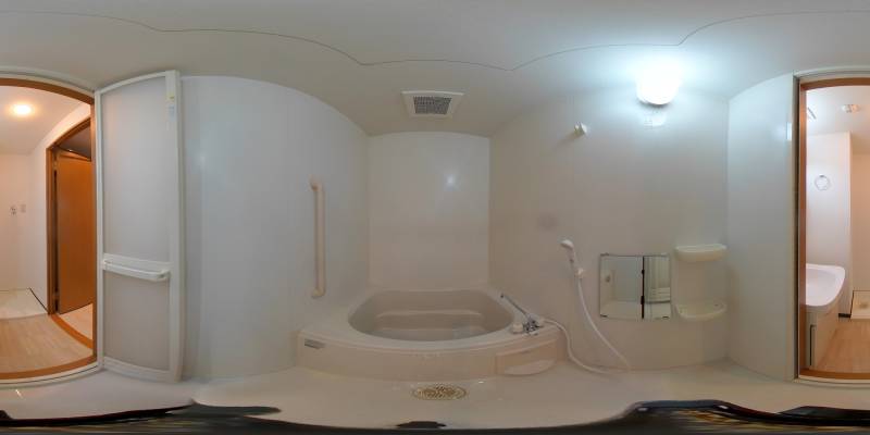 パノラマ画像バスルーム