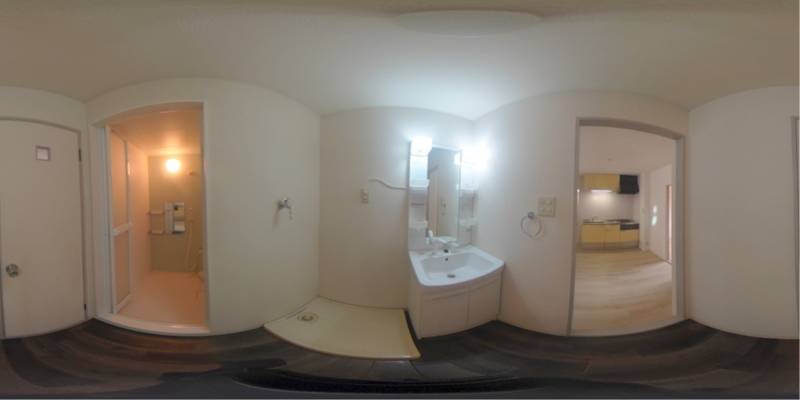 パノラマ画像洗面所