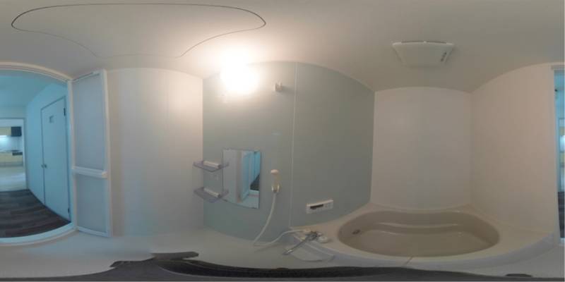 パノラマ画像バスルーム
