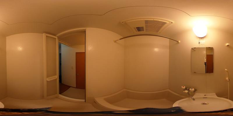 パノラマ画像バスルーム