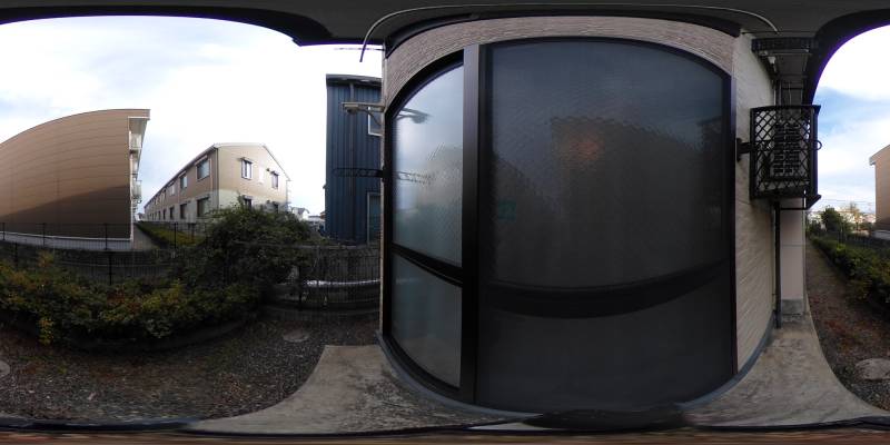 パノラマ画像バルコニー