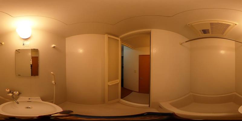 パノラマ画像バスルーム