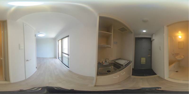 パノラマ画像キッチン