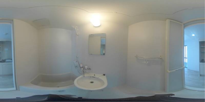 パノラマ画像バスルーム