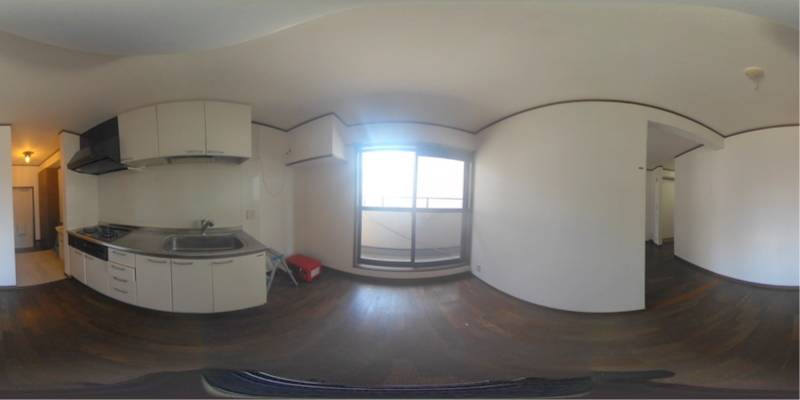 パノラマ画像キッチン