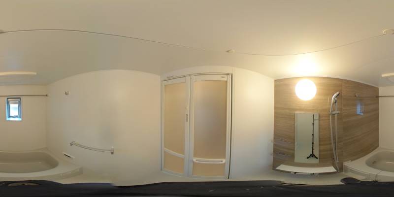 パノラマ画像バスルーム