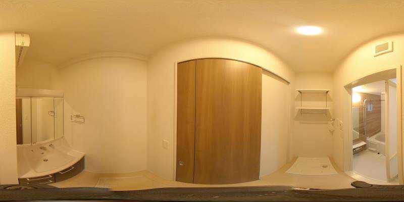 パノラマ画像洗面所