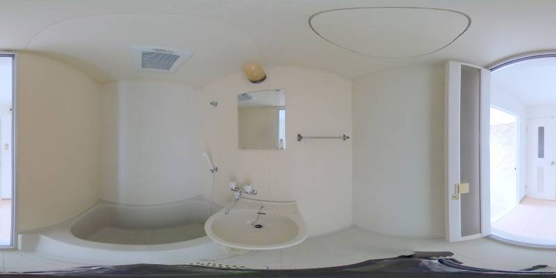 パノラマ画像バスルーム