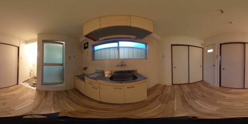パノラマ画像キッチン