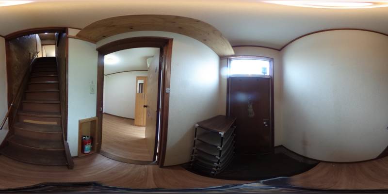 パノラマ画像玄関