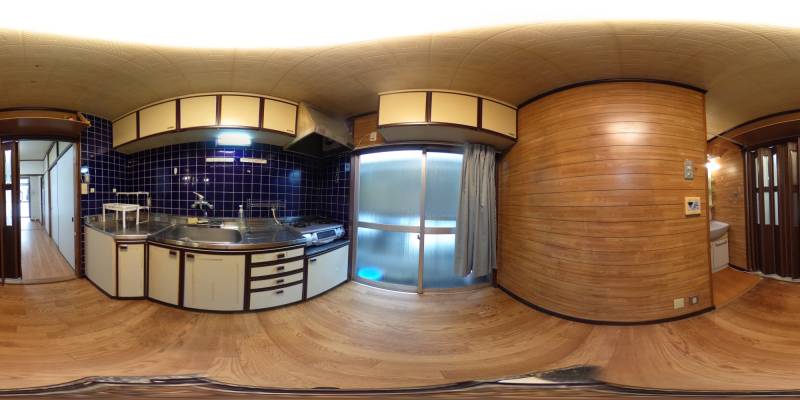 パノラマ画像キッチン