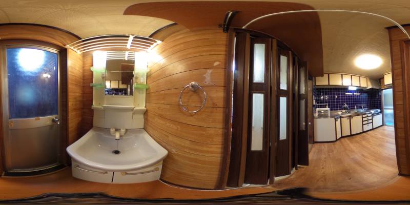 パノラマ画像洗面所