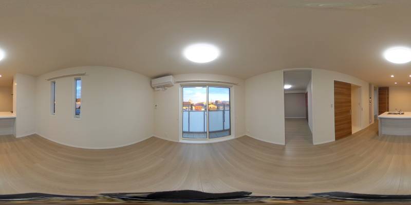 パノラマ画像リビング