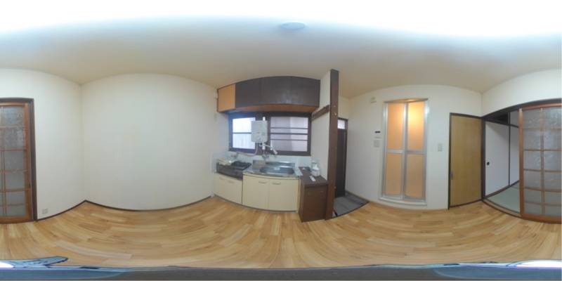 パノラマ画像キッチン
