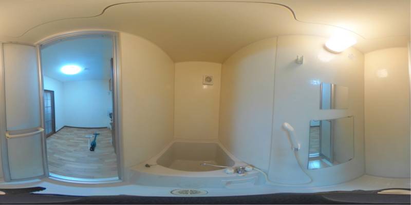 パノラマ画像バスルーム