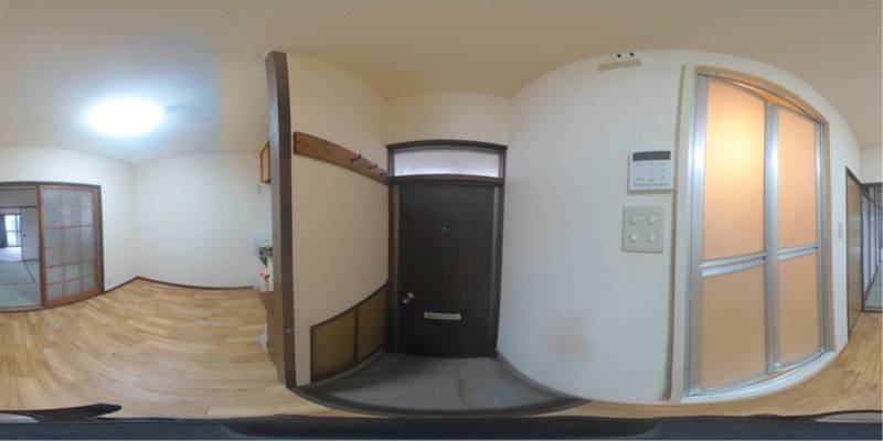 パノラマ画像玄関