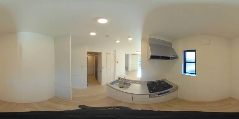 パノラマ画像キッチン