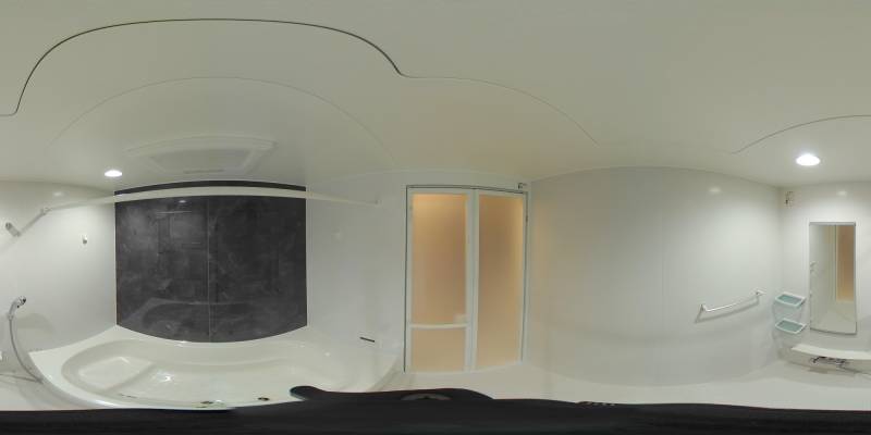 パノラマ画像バスルーム