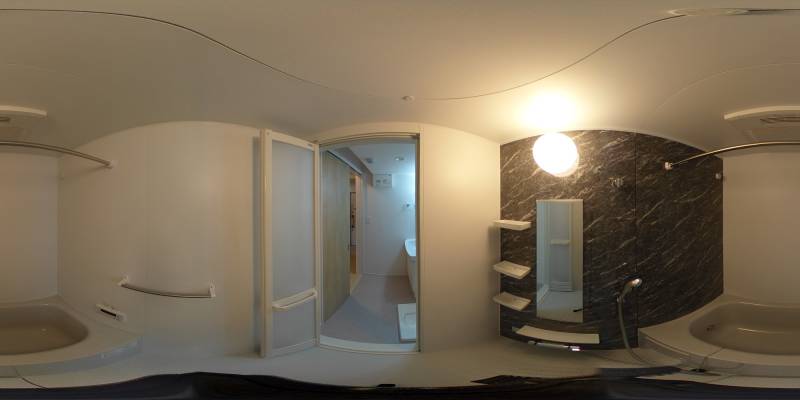 パノラマ画像バスルーム