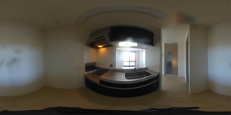 パノラマ画像キッチン